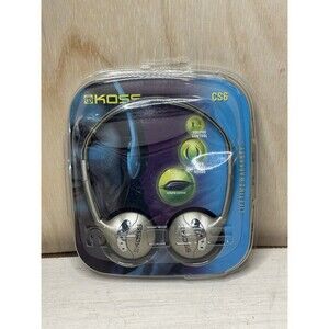 Koss CS6 Wired Headphones with Volume Control - Sealed - Retro
